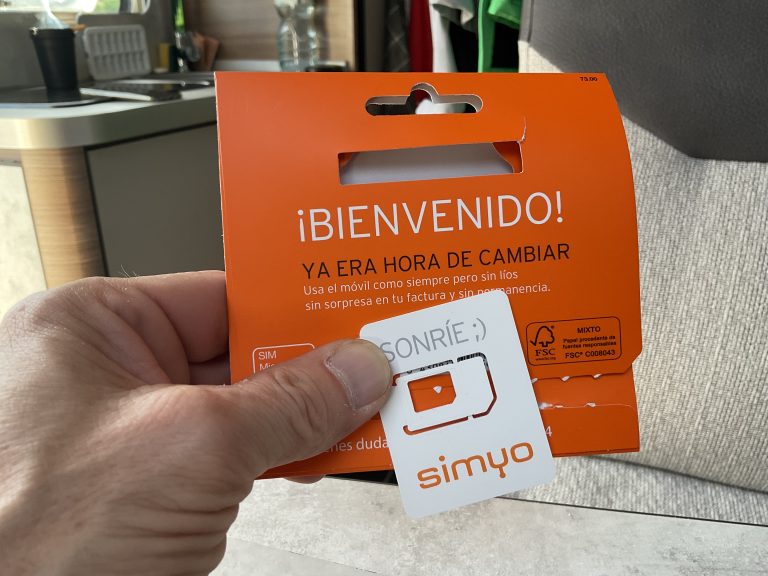 Überwintern in Spanien 2022/23 , Handy Karte